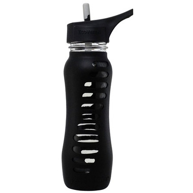 Eco Vessel Surf Sport Recycled Glass Water Bottle Black Eco Vessel Surf Sport Recycled Glass Water Bottle Black
