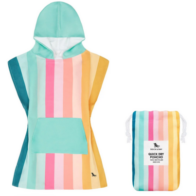 Dock & Bay Kids Poncho Coastal Candy