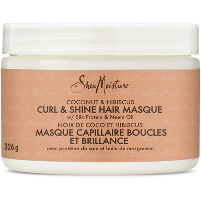 Shea Moisture Curl & Shine Leave-in Hair Masque Coconut & Hibiscus