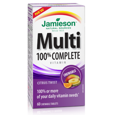 Jamieson Multi 100% Complete Vitamin Chewable Jamieson Multi 100% Complete Vitamin Chewable