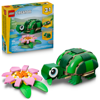 LEGO Creator 3-in-1 Turtle with a Water Lily Flower