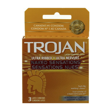 Buy Trojan Naked Sensations Ultra Ribbed Lubricated Condoms At Well Ca Free Shipping In