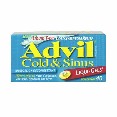 Buy Advil Cold & Sinus Liqui-Gels at Well.ca | Free Shipping $35+ in Canada