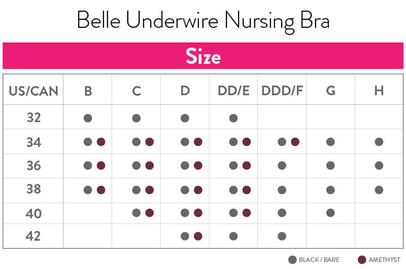 Belle Underwire Nursing Bra