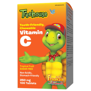 Webber Naturals Treehouse Tooth-Friendly Chewable Vitamin C 250 mg Webber Naturals Treehouse Tooth-Friendly Chewable Vitamin C 250 mg
