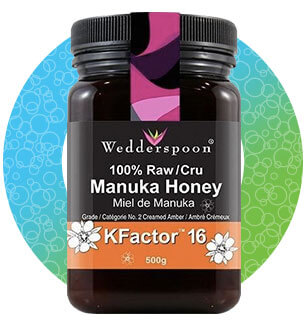 Wedderspoon 100% Raw Manuka Honey KFactor 16