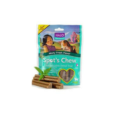Halo Spot\'s Chew Minty Fresh Flavour Dog Dental Treats Halo Spot\'s Chew Minty Fresh Flavour Dog Dental Treats